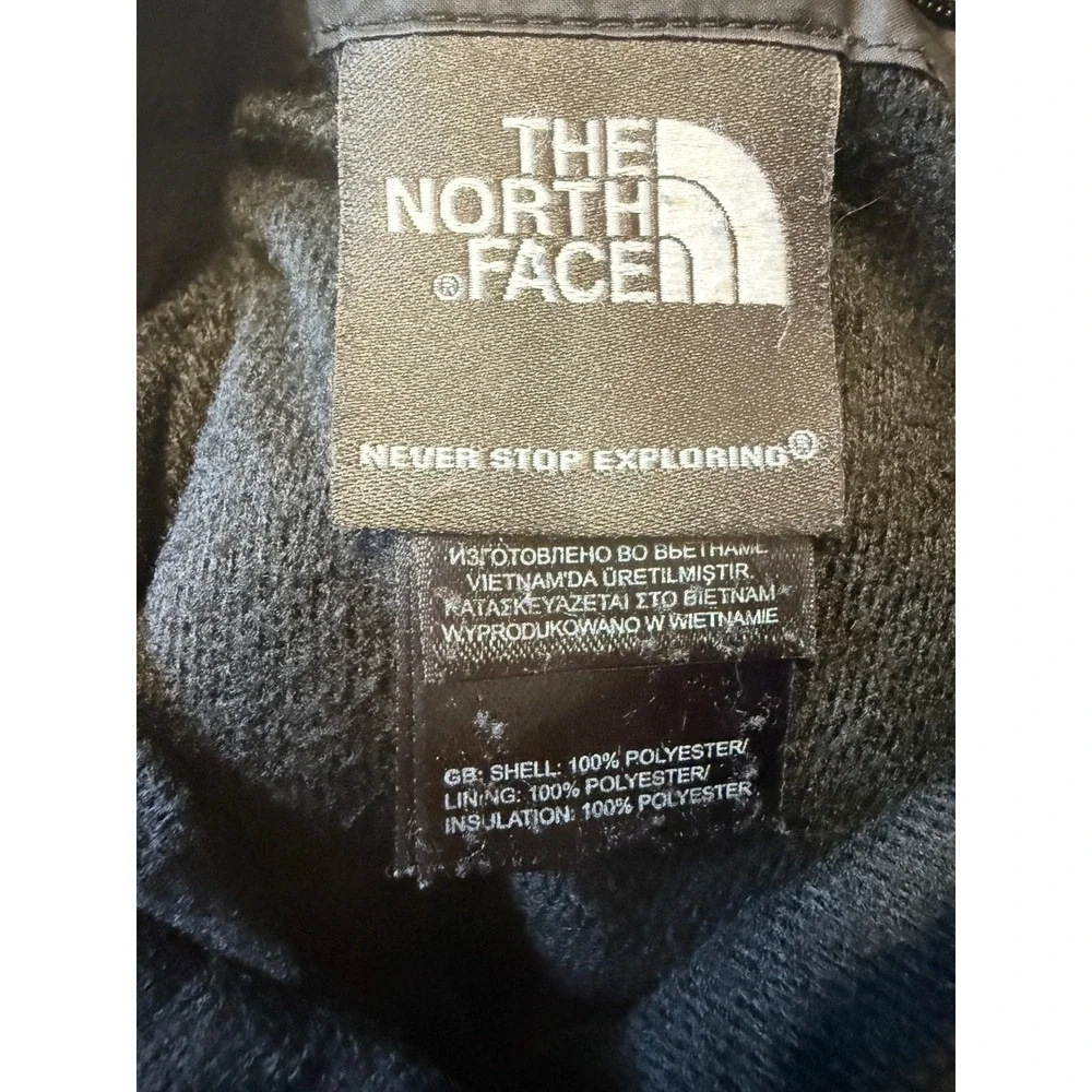THE NORTH FACE - Men's Vest - Black Reversible Puffer Fleece Insulated - XXL 2XL